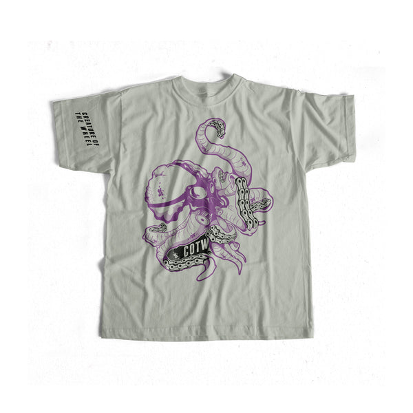 COTW Octopus Chain T-shirt with purple design